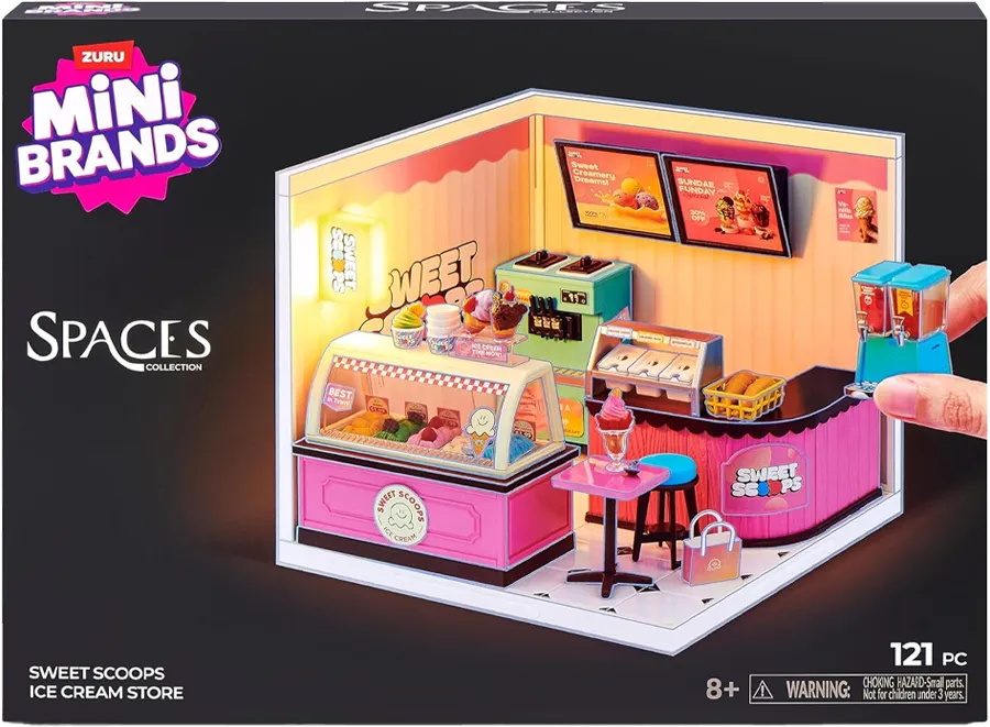 Mini Brands Mini Spaces Ice Cream Shop Checklist, Rares
